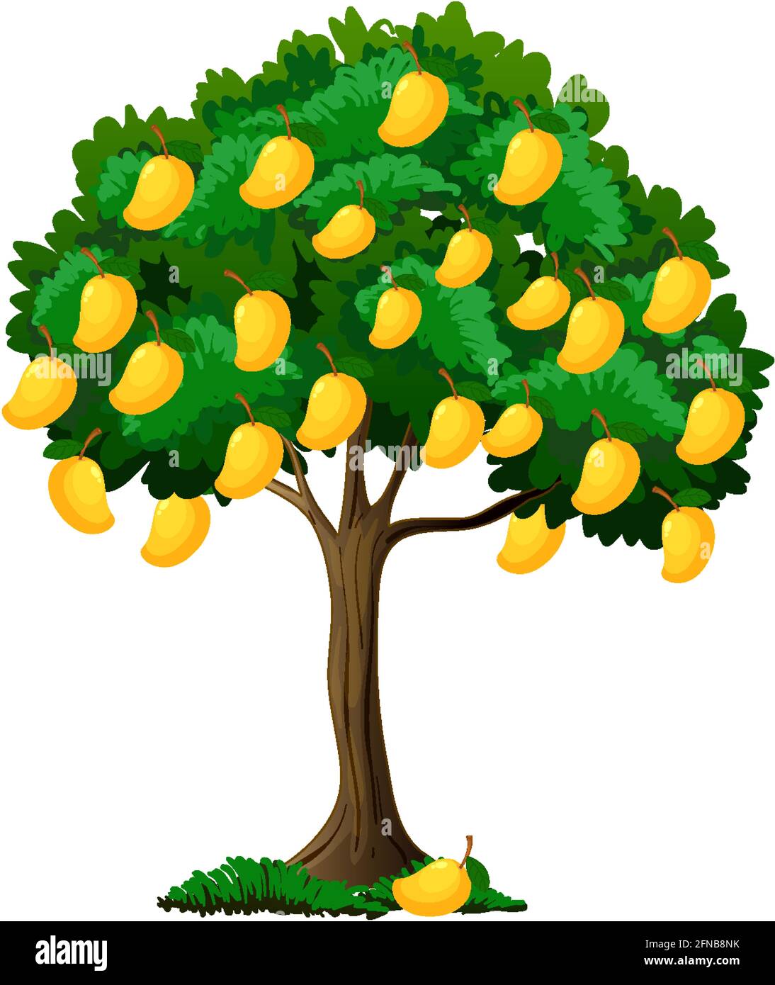 Detail Mango Tree Clipart Nomer 8