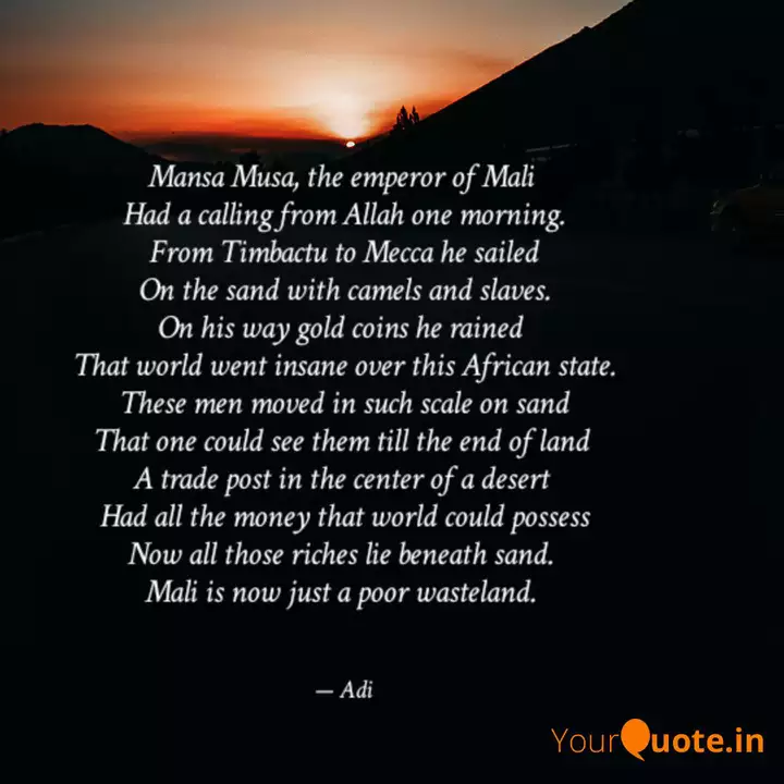Detail Mansa Musa Quotes Nomer 6