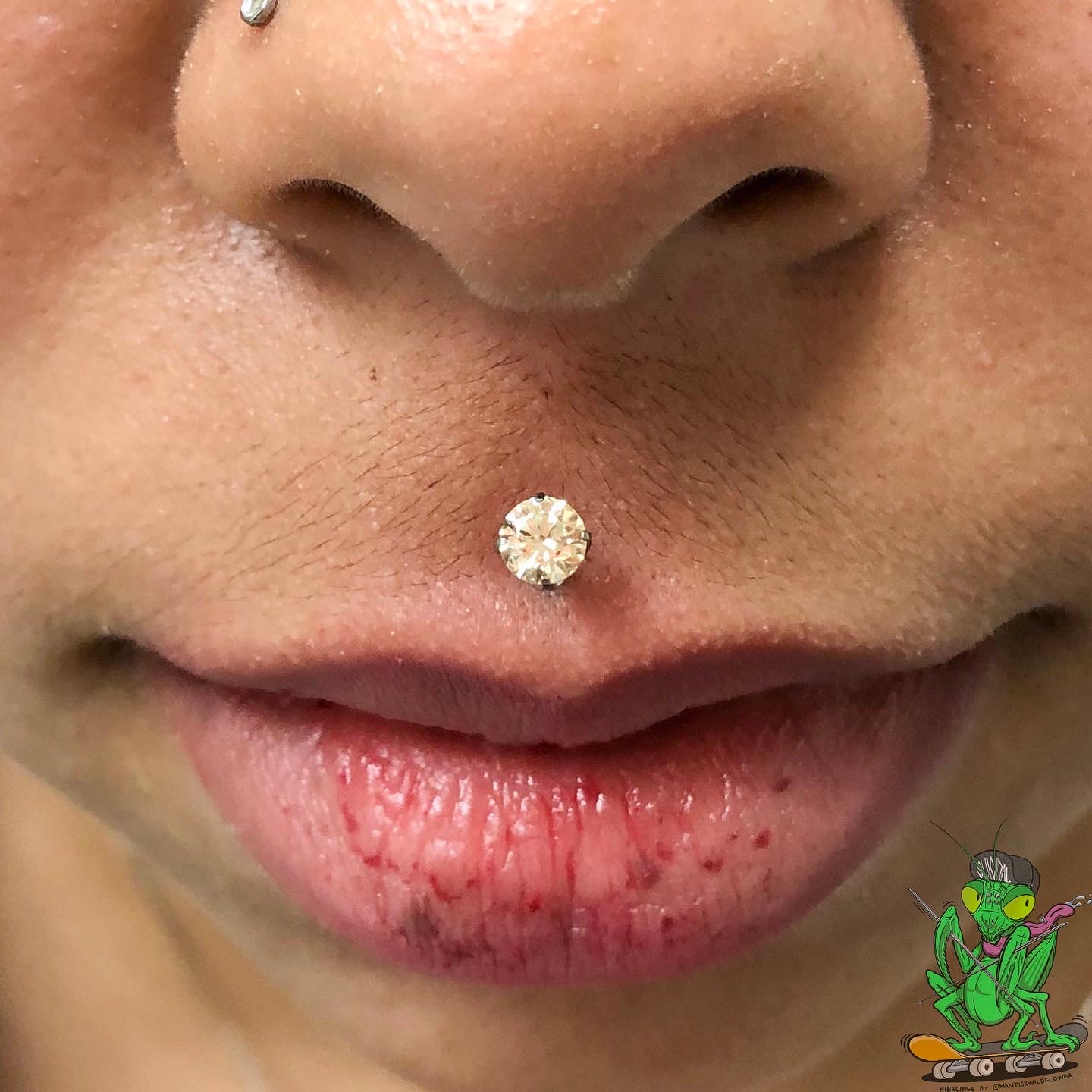 Detail Mantis Piercing Nomer 18