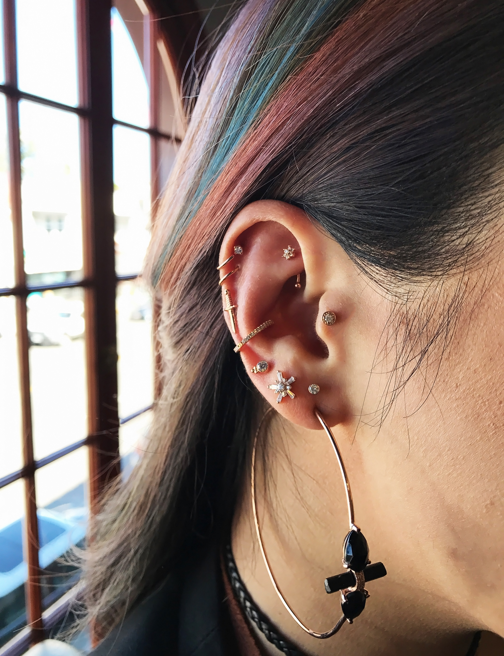 Detail Mantis Piercing Nomer 36