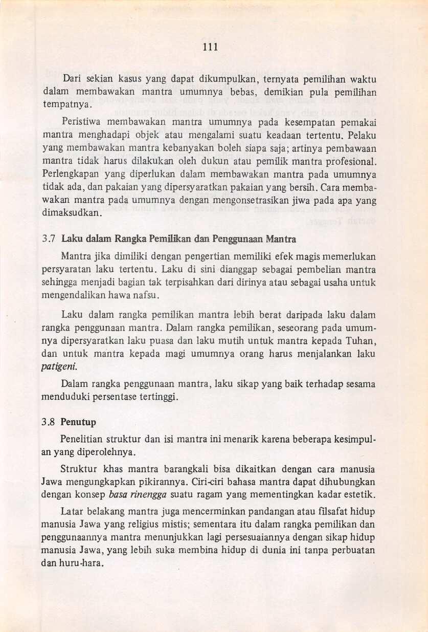 Detail Mantra Adam Memanggil Hawa Nomer 38