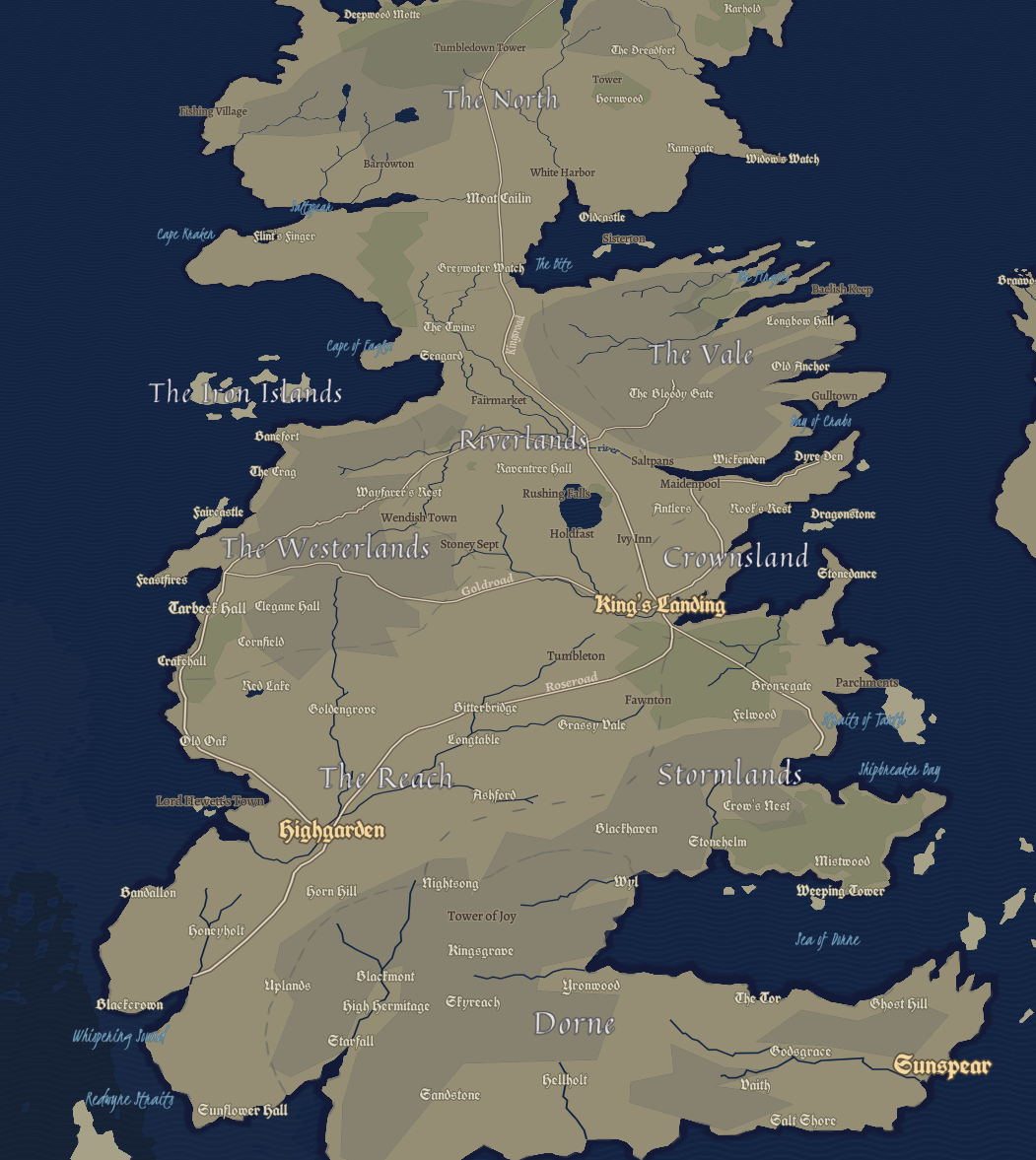 Detail Map Game Of Throne Nomer 19