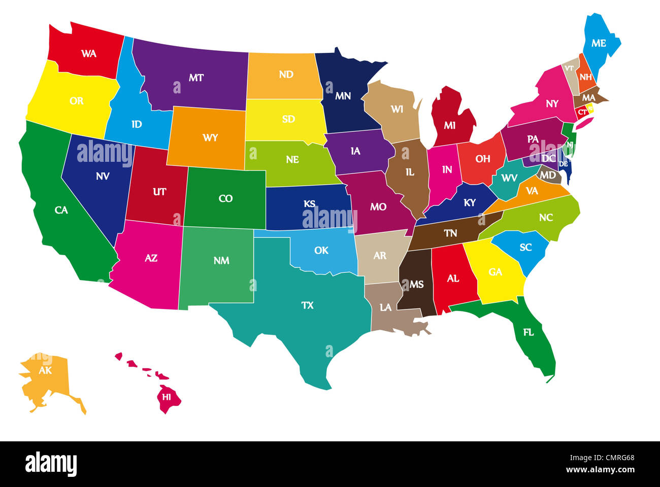 Detail Map Image Of Usa Nomer 7