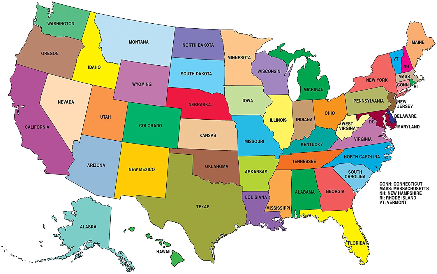 Map Images Of The United States - KibrisPDR