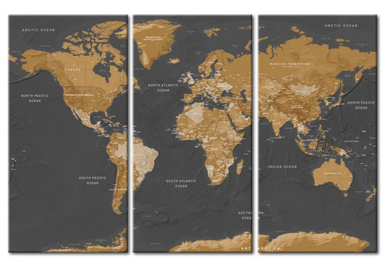 Detail Map Of The World Aesthetic Nomer 2