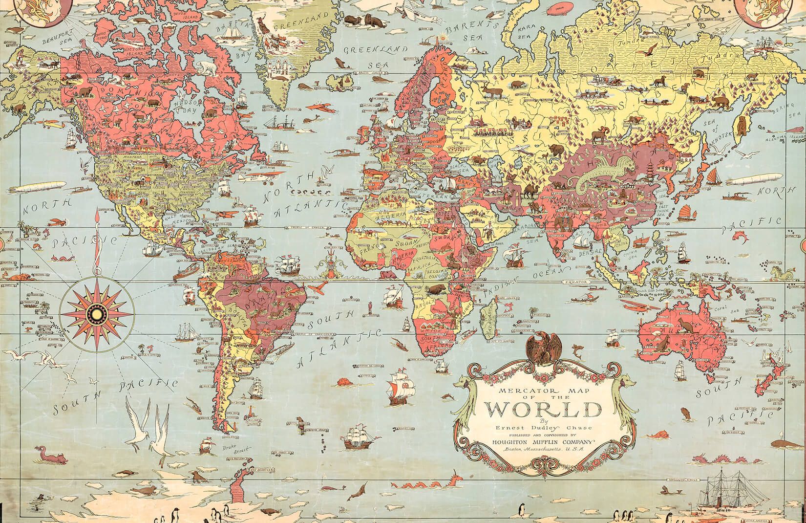 Detail Map Of The World Aesthetic Nomer 48