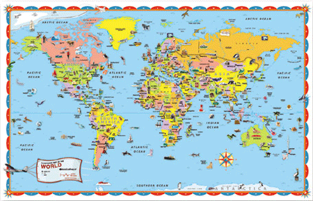 Detail Map Of The World Free Nomer 40