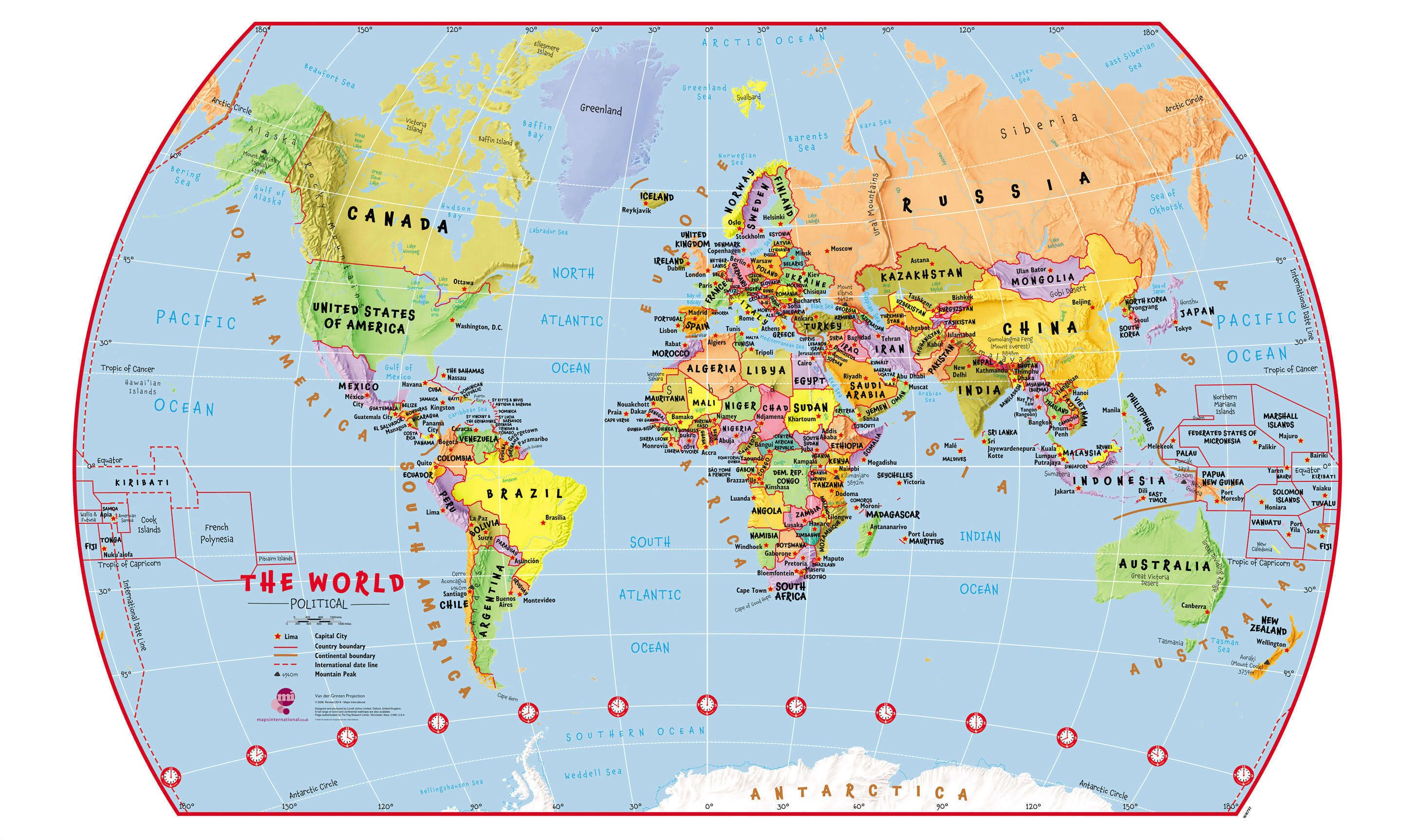 Detail Map Of The World Image Nomer 40