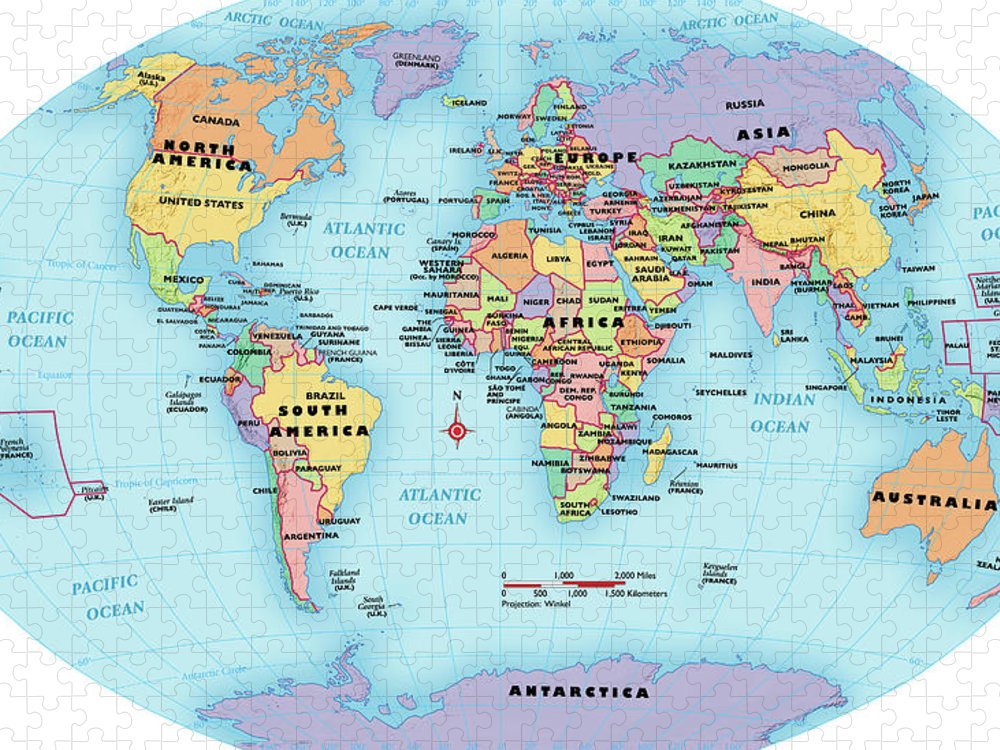 Detail Map Of The World Image Nomer 42