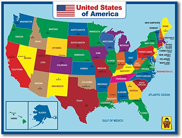 Detail Map Of United States Images Nomer 3