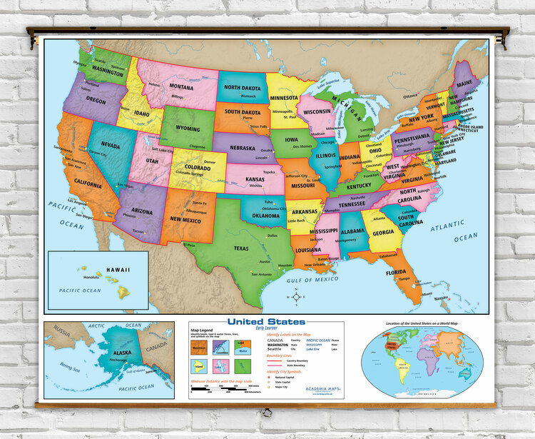 Detail Map Of United States Images Nomer 29