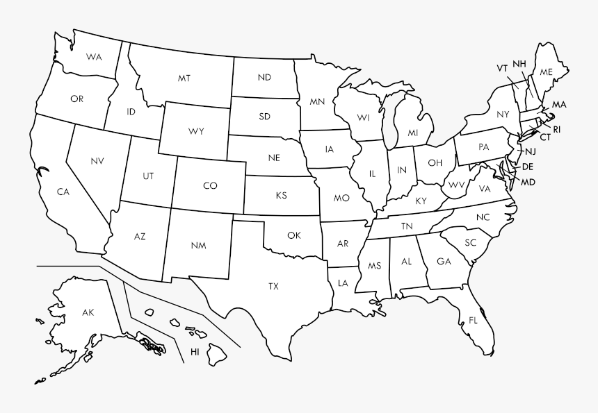 Detail Map Of Usa Png Nomer 18
