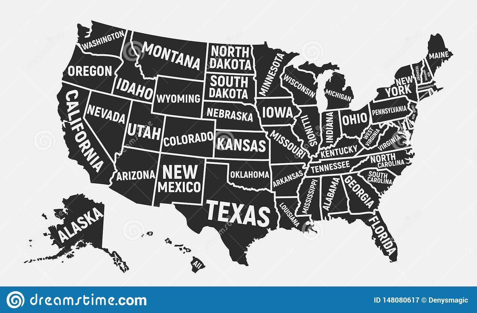 Detail Map Of Usa States Images Nomer 30