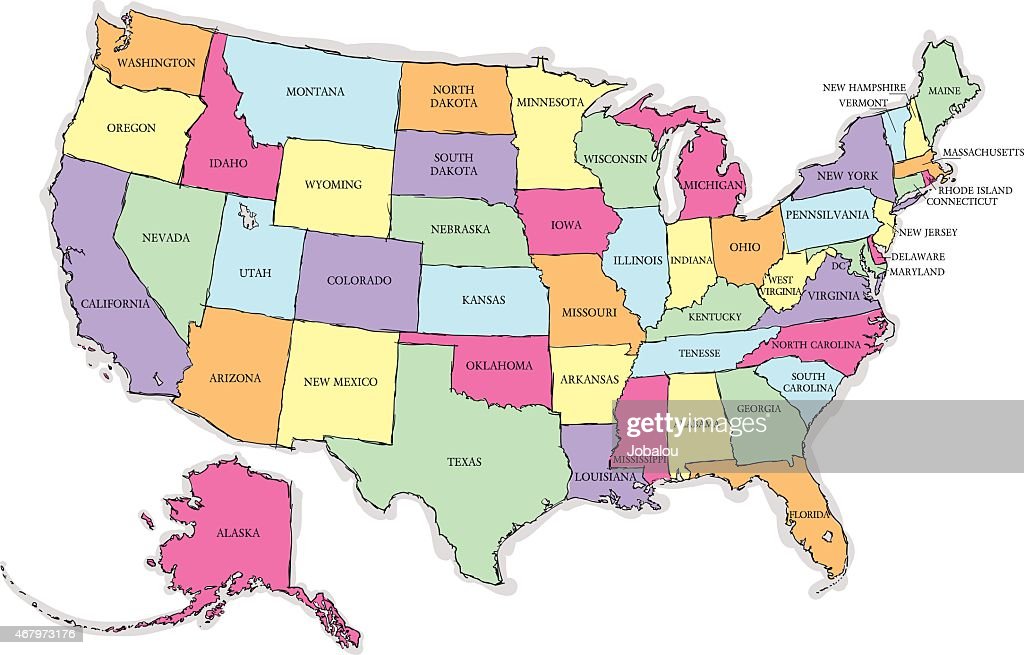 Detail Map Of Usa States Images Nomer 55