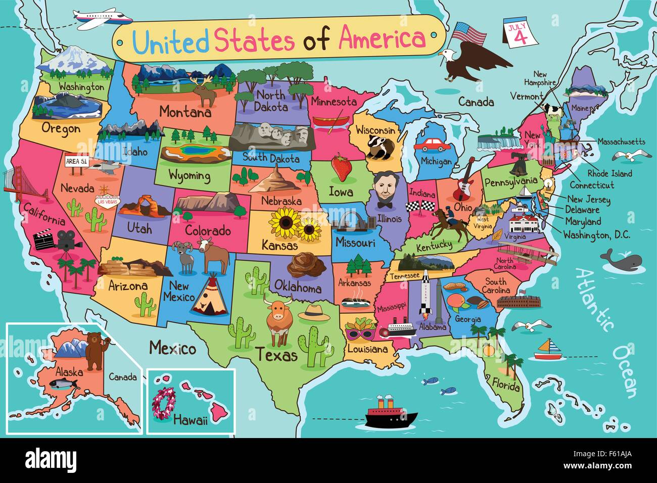 Detail Map Usa Images Nomer 14