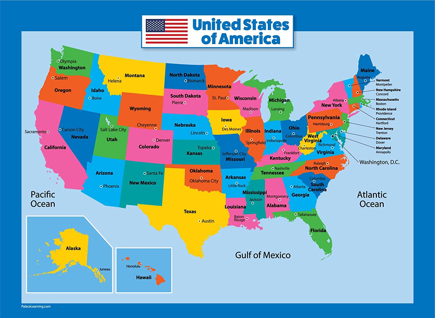 Detail Map Usa Images Nomer 9