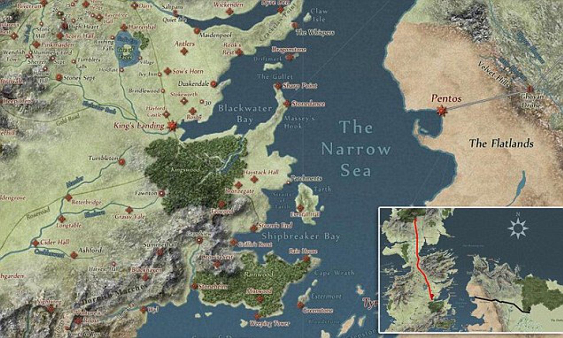 Detail Maps Game Of Thrones Nomer 34