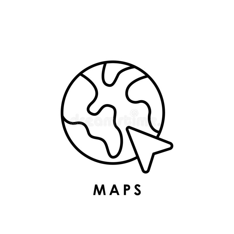 Detail Maps Logo Nomer 20