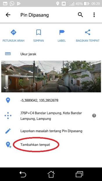 Detail Maps Rumah Saya Nomer 10