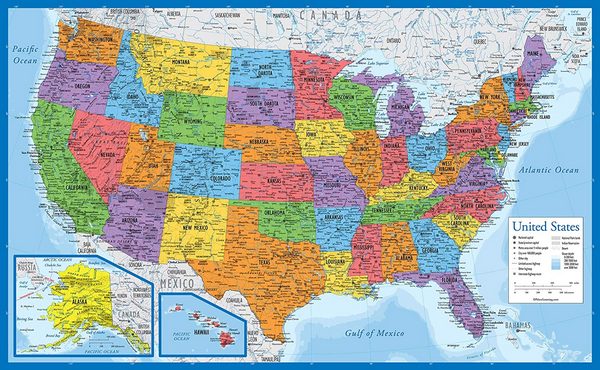 Detail Maps Usa Images Nomer 25