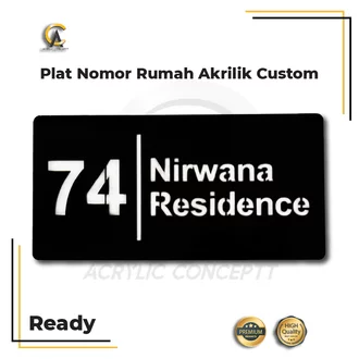 Detail Pesan Nomor Rumah Acrylic Nomer 49