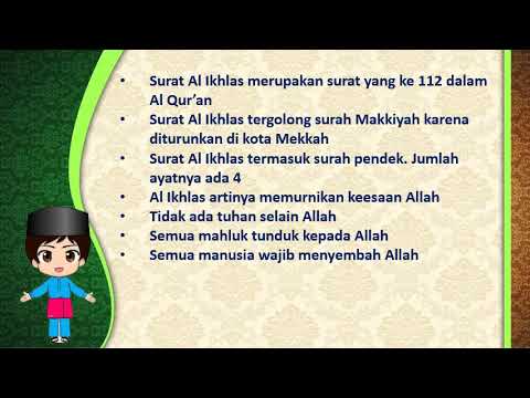 Detail Pesan Quran Surat Al Ikhlas Tentang Nomer 5