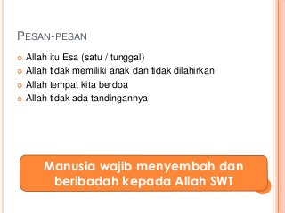 Detail Pesan Surat Al Ikhlas Tentang Nomer 11