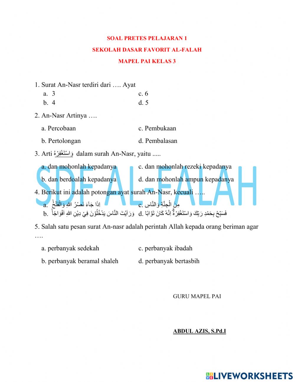 Detail Pesan Surat An Nas Nomer 50