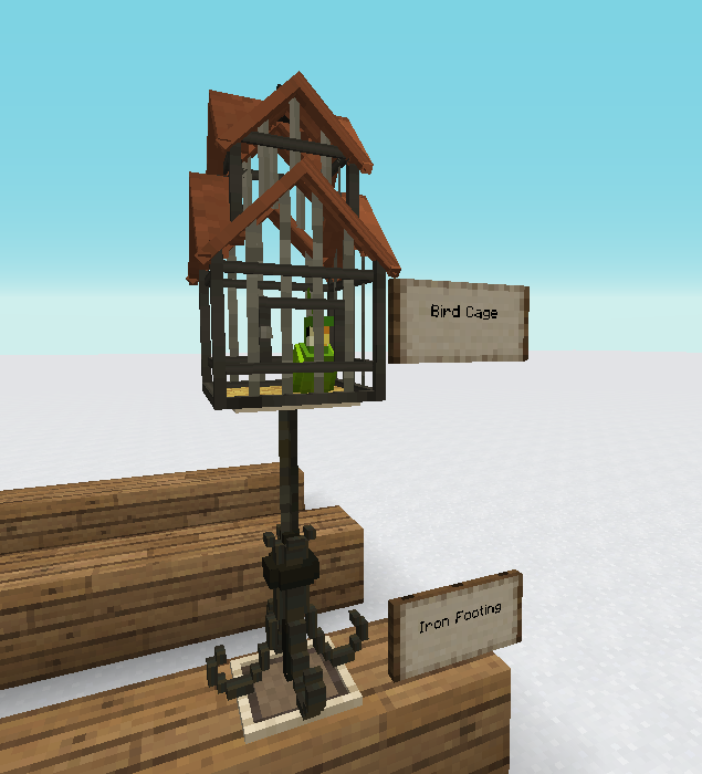 Detail Pet Parrot In Bird Cage Minecraft Nomer 15