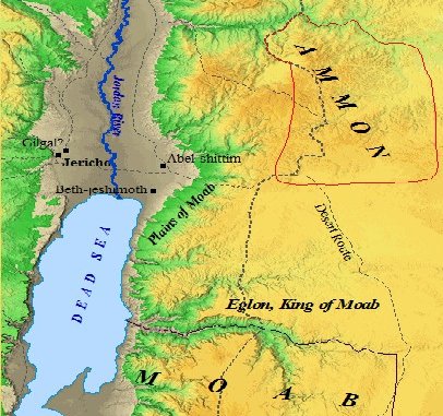 Detail Peta Alkitab Perjanjian Lama Nomer 29