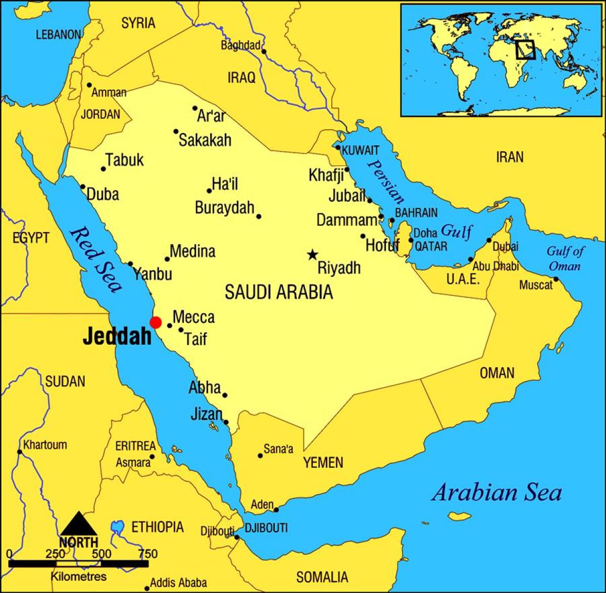 Detail Peta Arab Saudi Nomer 6