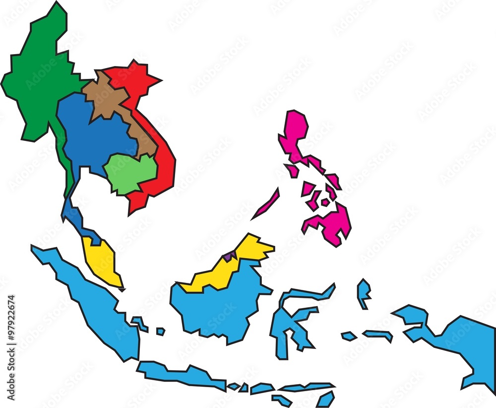 Detail Peta Asean Hd Nomer 10