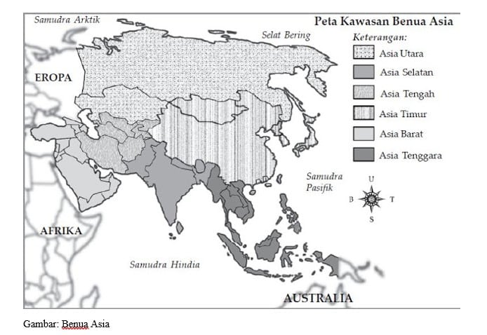 Detail Peta Asia Hitam Putih Nomer 7