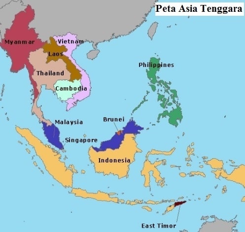 Detail Peta Asia Tenggara Hd Nomer 6