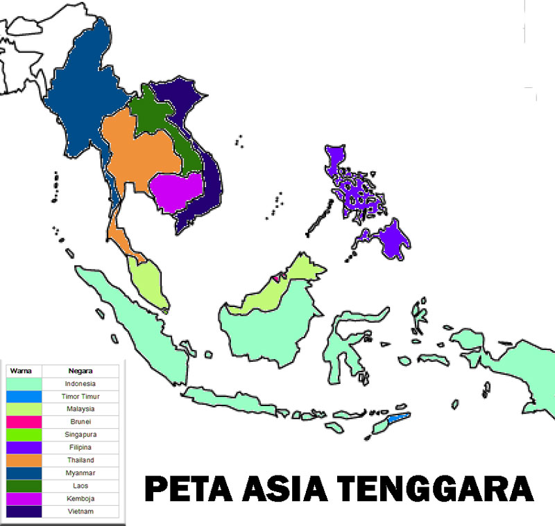 Detail Peta Asia Tenggara Hd Nomer 9