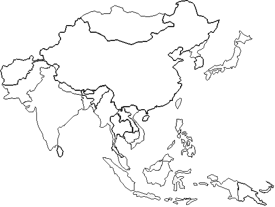 Detail Peta Asia Tenggara Hitam Putih Nomer 8