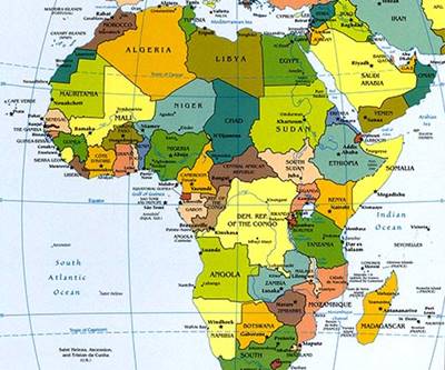 Detail Peta Benua Afrika Lengkap Nomer 21