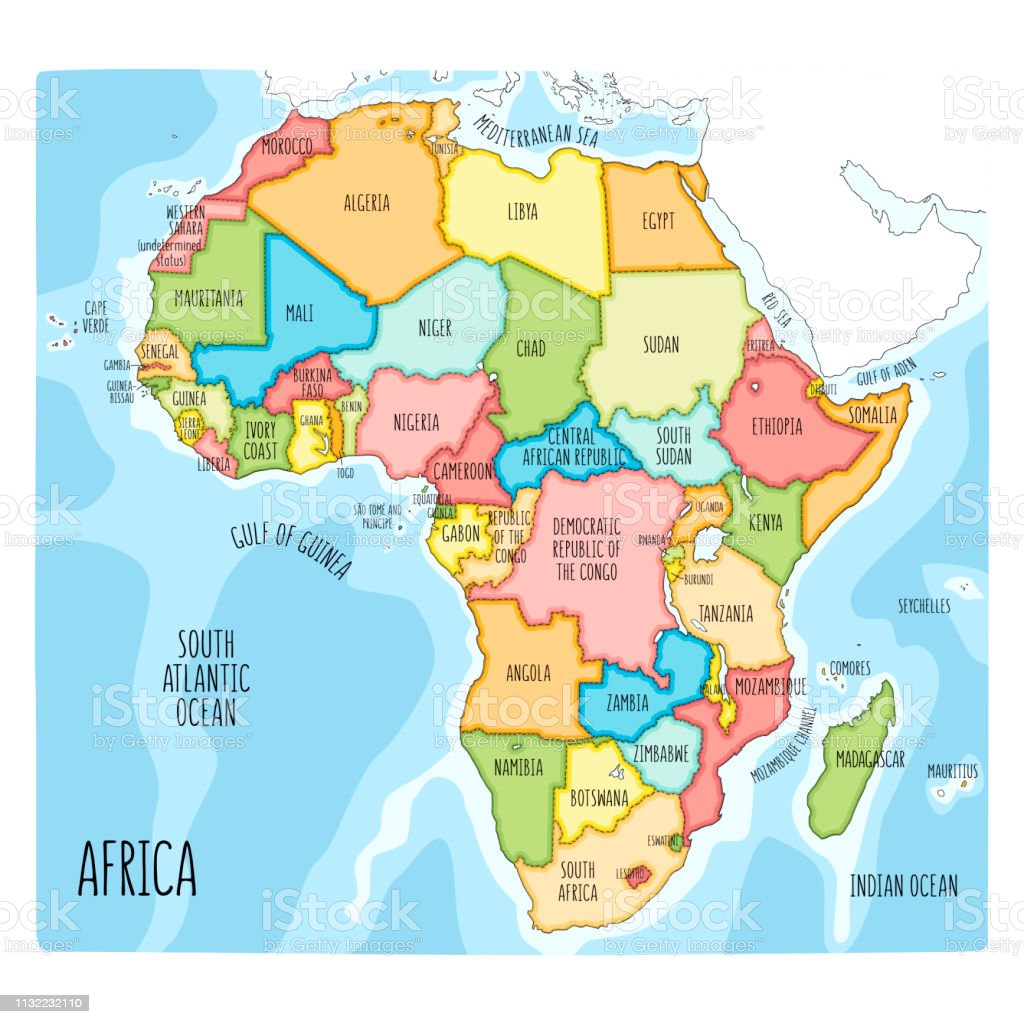 Detail Peta Benua Afrika Lengkap Nomer 37