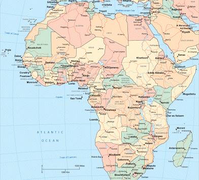 Detail Peta Benua Afrika Lengkap Nomer 52
