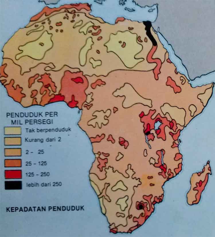 Detail Peta Benua Afrika Lengkap Nomer 53