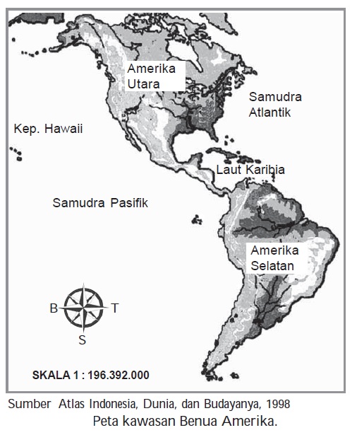 Detail Peta Benua Amerika Nomer 47