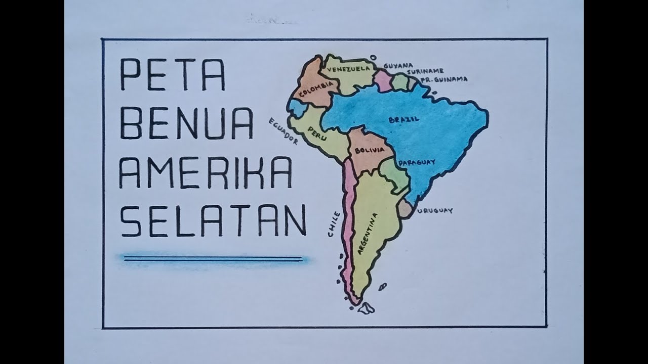 Detail Peta Benua Amerika Selatan Nomer 13