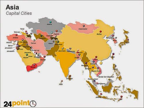Peta Benua Asia Gambar Peta Benua Asia - KibrisPDR