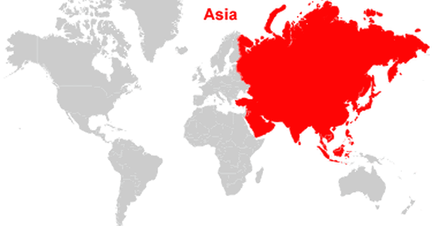 Detail Peta Benua Asia Gambar Peta Benua Asia Nomer 31