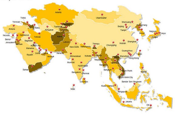 Detail Peta Benua Asia Gambar Peta Benua Asia Nomer 33