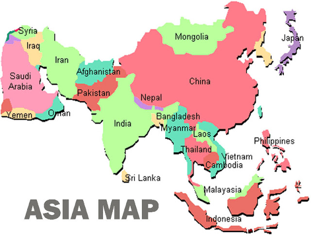 Detail Peta Benua Asia Gambar Peta Benua Asia Nomer 35