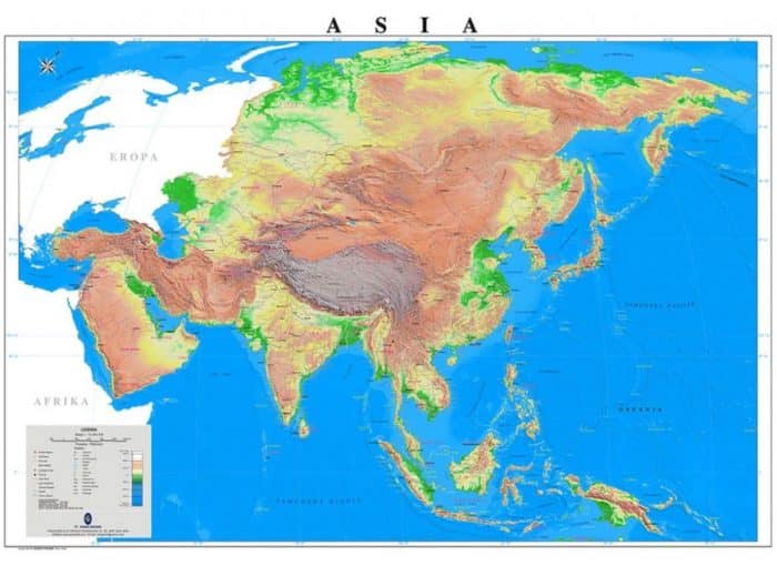 Detail Peta Benua Asia Gambar Peta Buta Benua Asia Nomer 34