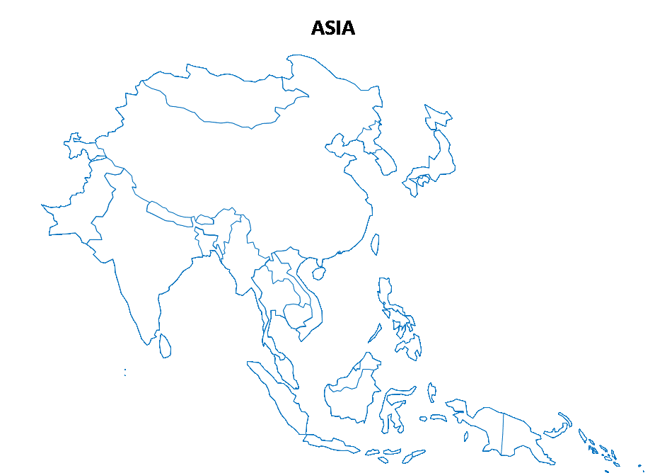 Detail Peta Benua Asia Gambar Peta Buta Benua Asia Nomer 7