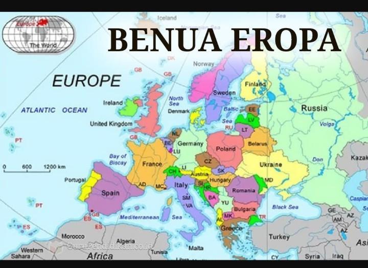 Detail Peta Benua Eropa Nomer 28