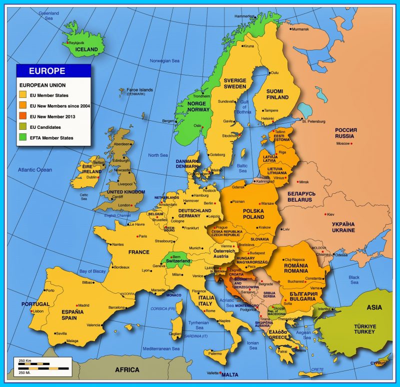 Detail Peta Benua Eropa Nomer 4